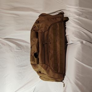 Tactical duffle that can convert into backpack